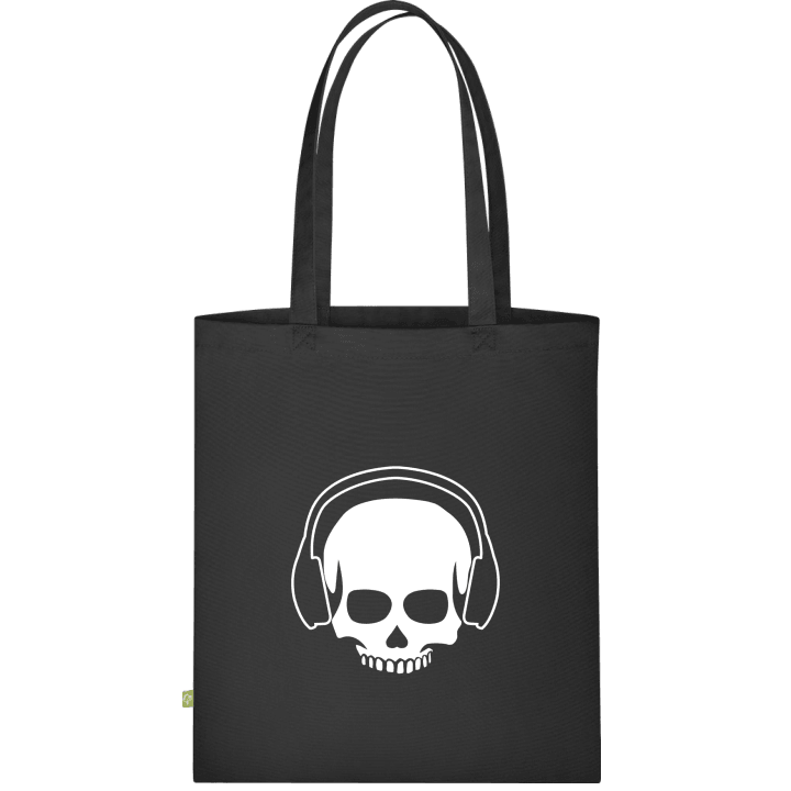 Skull with Headphone Stoffen tas contain pic