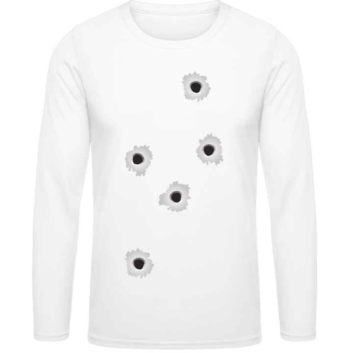 Bullet Shots Effect Long Sleeve Shirt contain pic