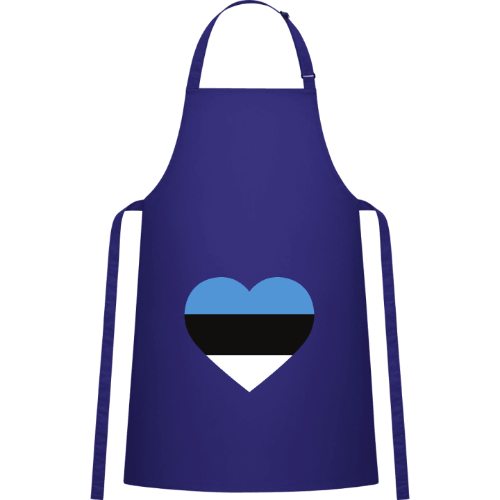 Estonia Heart Förkläde för matlagning contain pic