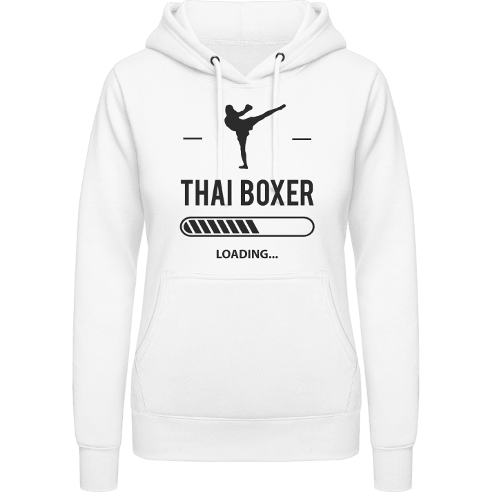 Thai Boxer Loading Vrouwen Hoodie contain pic