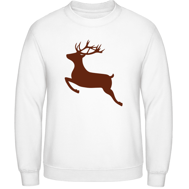 Jumping Deer Silhouette Sweatshirt 0 image