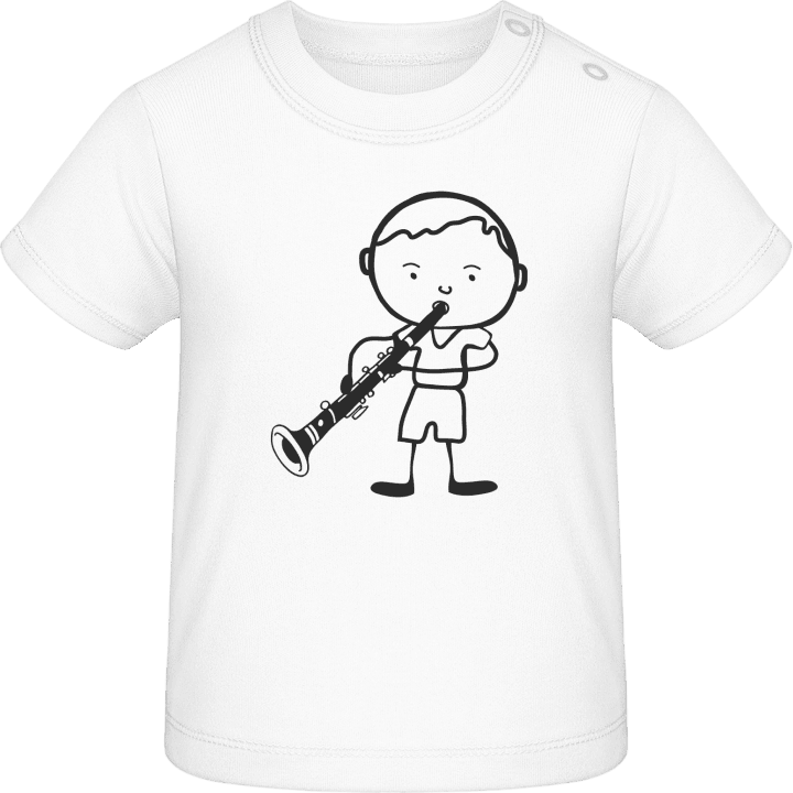Clarinetist Comic Character Camiseta de bebé contain pic