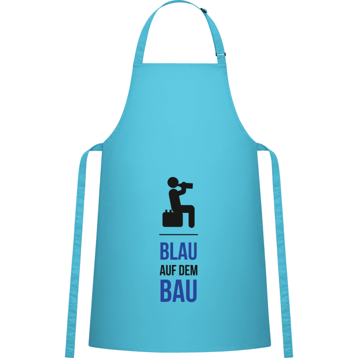 Blau auf dem Bau Delantal de cocina contain pic