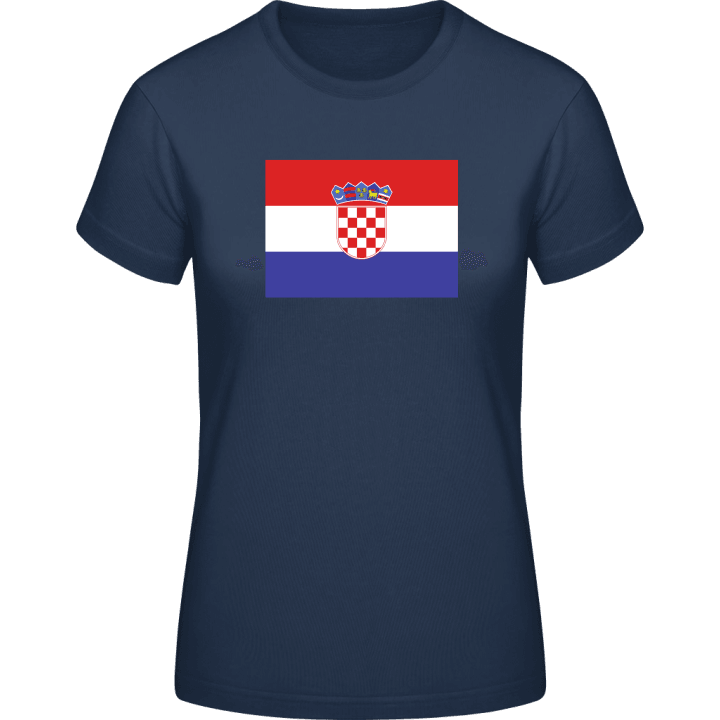 Croatia Flag T-shirt för kvinnor contain pic