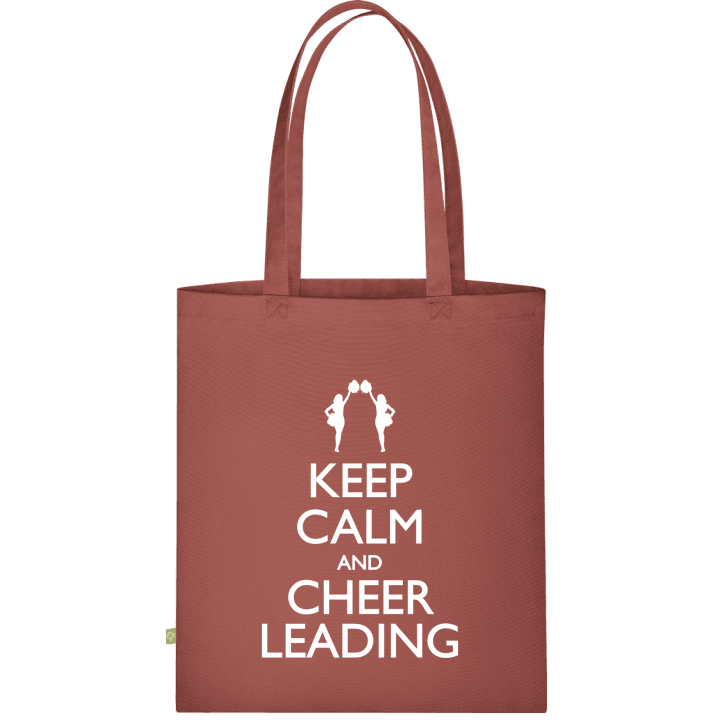Keep Calm And Cheerleading Stoffen tas contain pic