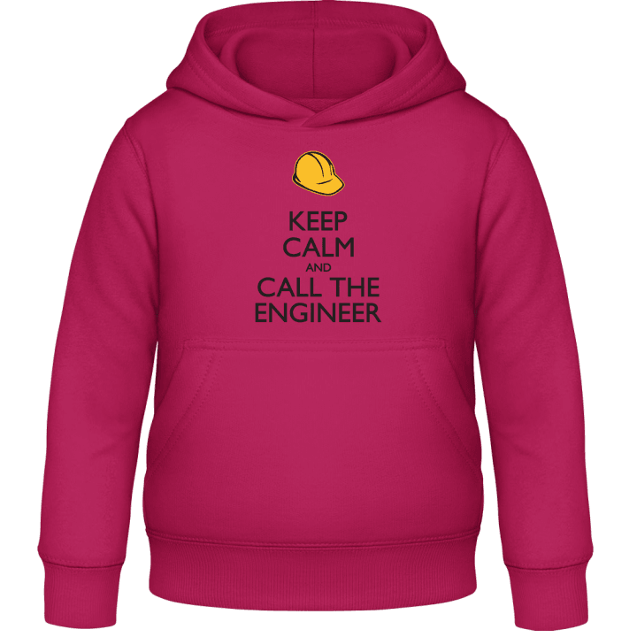 Keep Calm and Call the Engineer Sweat à capuche pour enfants contain pic
