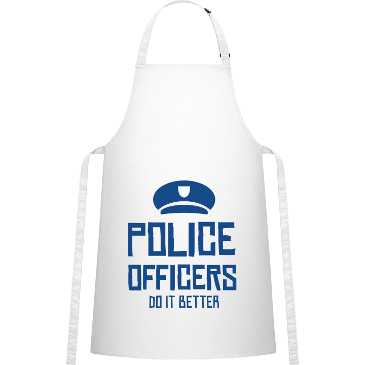 Police Officers Do It Better Delantal de cocina contain pic