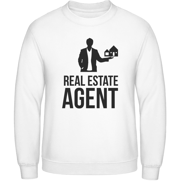Real Estate Agent Design Sudadera contain pic