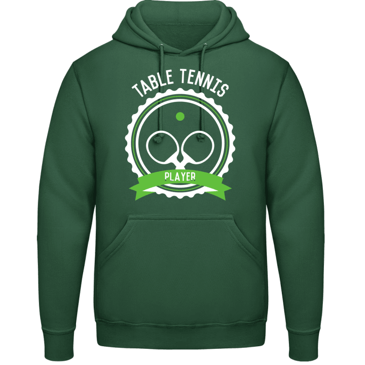Table Tennis Player Crest Hoodie contain pic