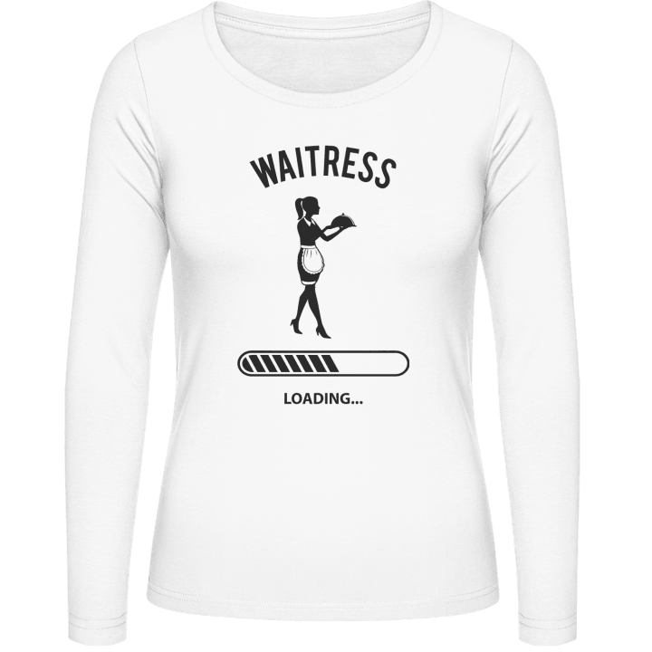 Waitress Loading T-shirt à manches longues pour femmes contain pic