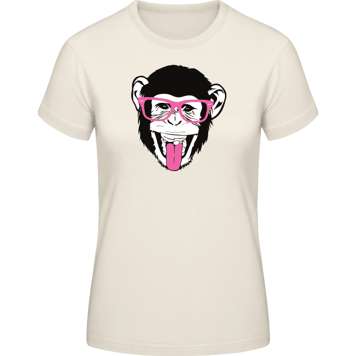 Chimpanzee With Glasses Frauen T-Shirt 0 image