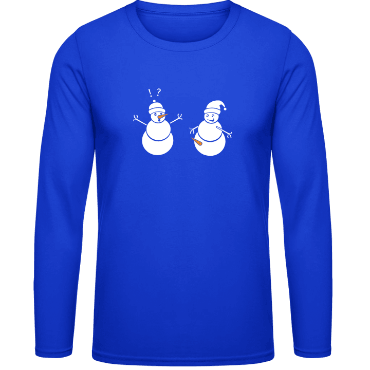 Sneeuwman Shirt met lange mouwen 0 image