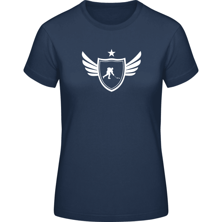 Ice Hockey Winged T-shirt pour femme contain pic