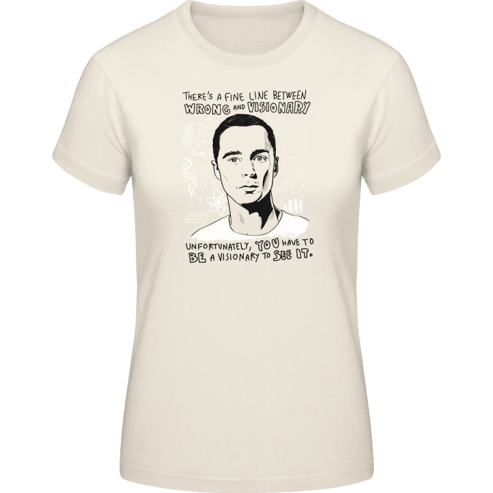 Sheldon Wrong And Visionary T-shirt pour femme 0 image