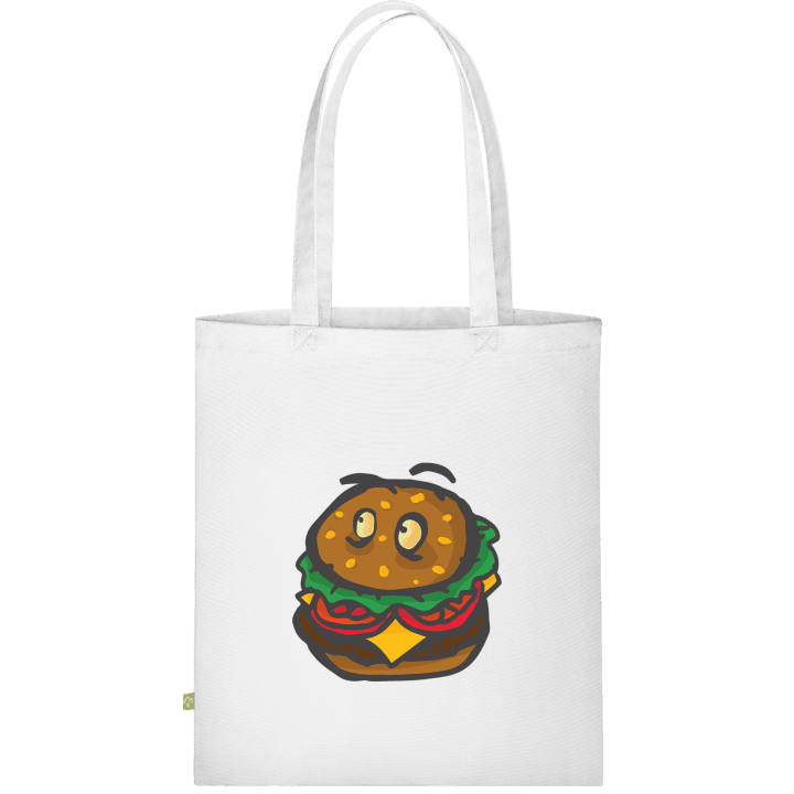 Hamburger With Eyes Borsa in tessuto contain pic