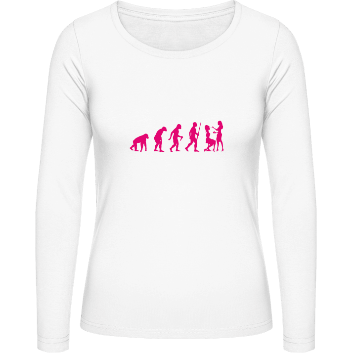 Cosmetician Evolution Kvinnor långärmad skjorta contain pic