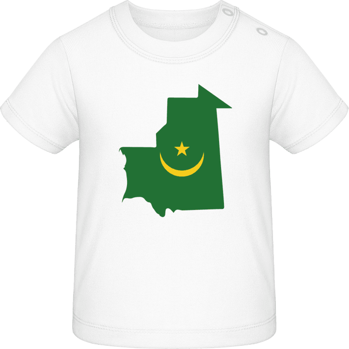Mauritania Map T-shirt för bebisar contain pic