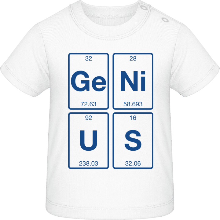Genius Chemical Elements Baby T-skjorte contain pic