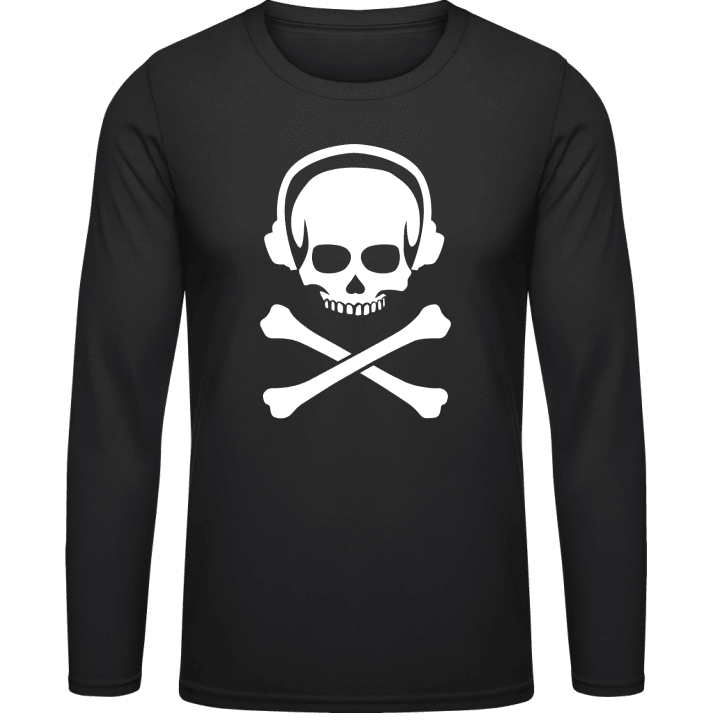 DeeJay Skull and Crossbones T-shirt à manches longues contain pic