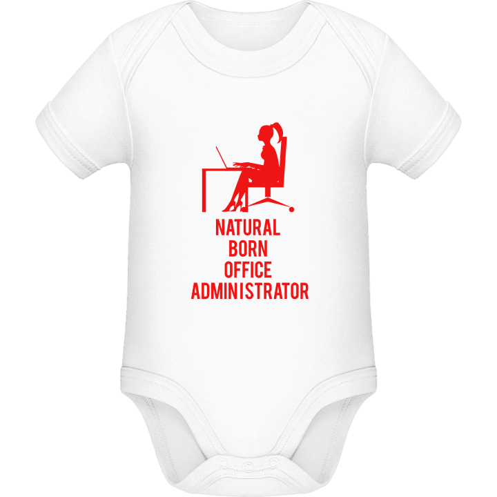 Natural Born Office Administrator Baby romper kostym contain pic