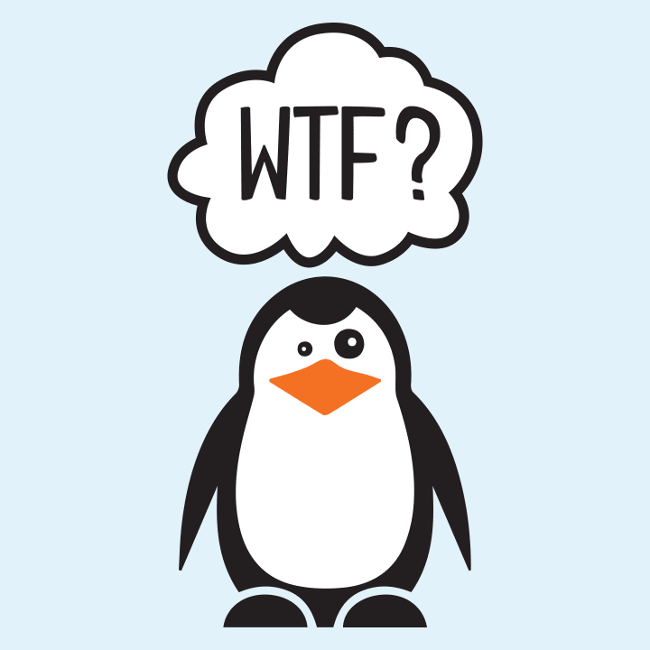 WTF Penguin Vrouwen Sweatshirt 0 image