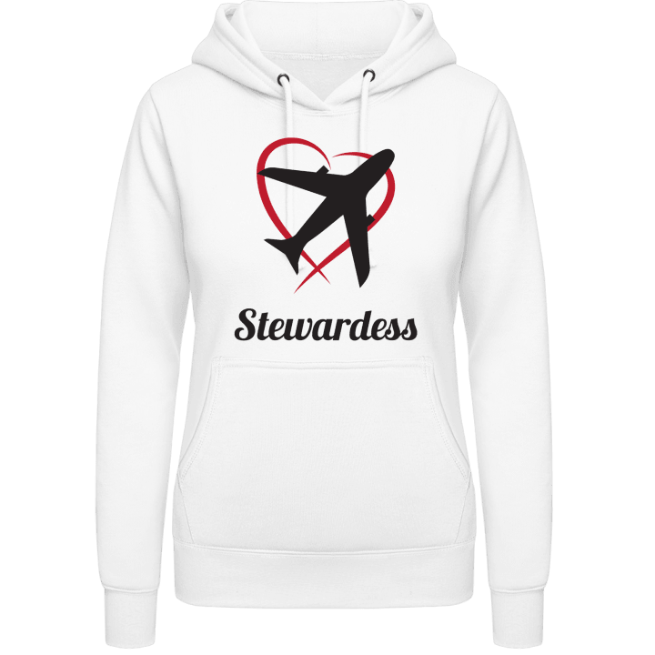 Stewardess Logo Sweat à capuche pour femme contain pic