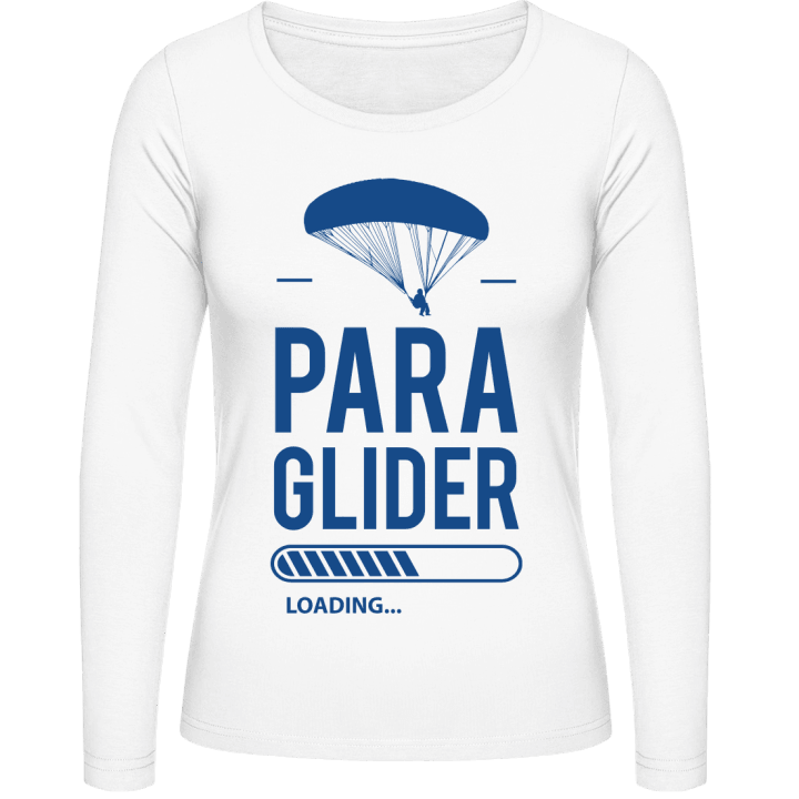 Paraglider Loading Langermet skjorte for kvinner contain pic