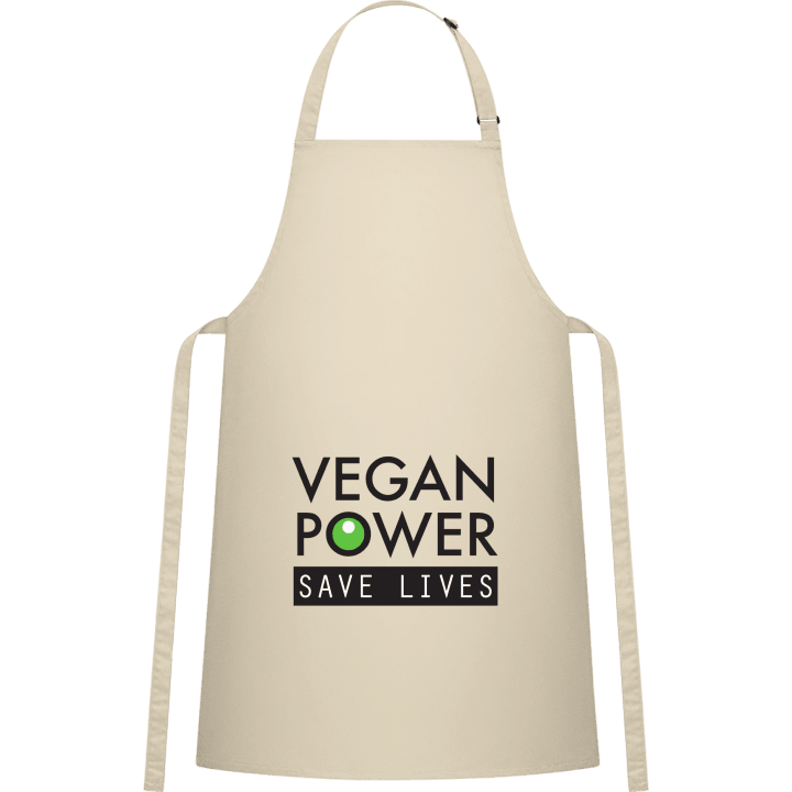 Vegan Power Save Lives Kitchen Apron contain pic
