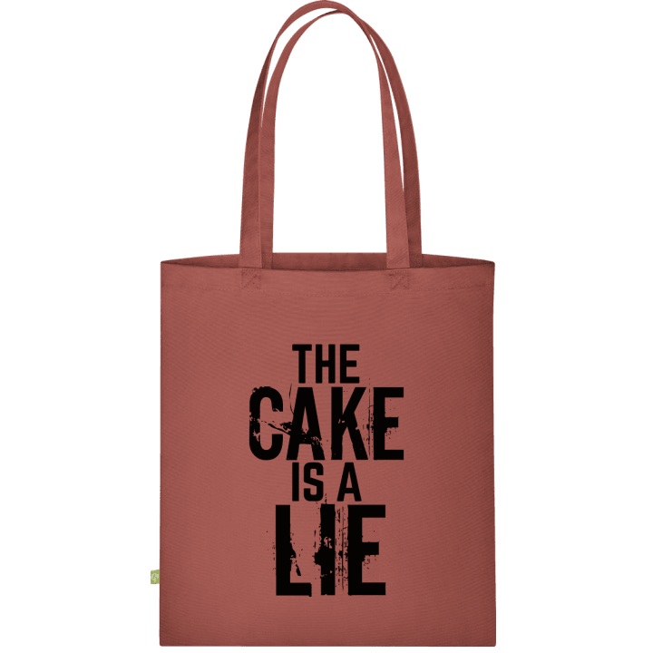 The Cake Is A Lie Logo Väska av tyg contain pic