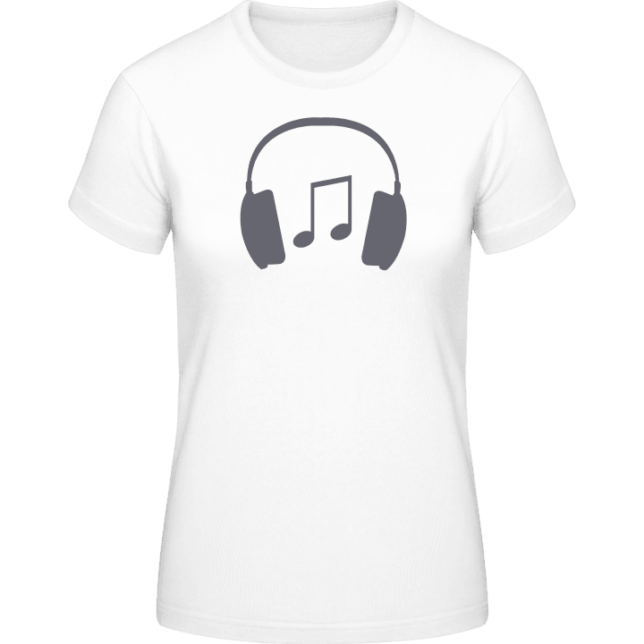 Headphones with Music Note Naisten t-paita 0 image