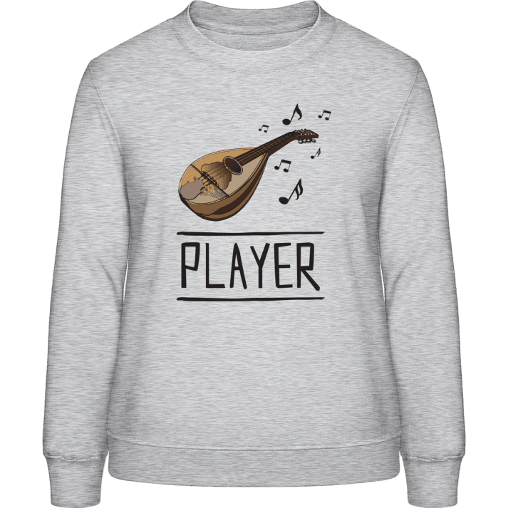 Mandolin Player Sweatshirt för kvinnor contain pic