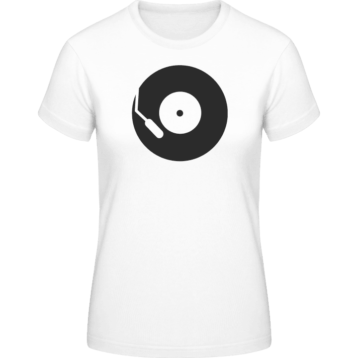 Vinyl Music T-shirt för kvinnor contain pic