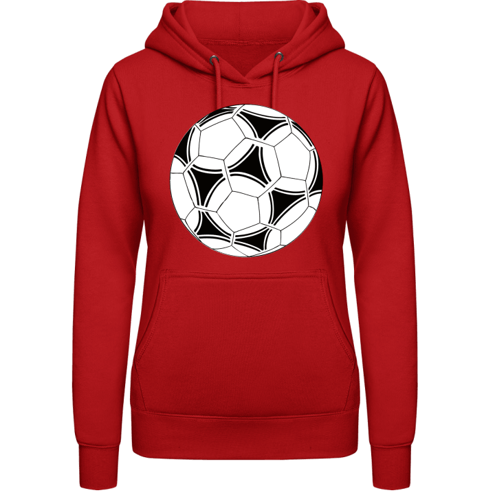 Soccer Ball Felpa con cappuccio da donna contain pic