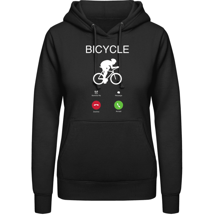 Bicycle Call Women Hoodie contain pic
