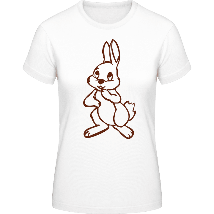 Cute Bunny T-shirt för kvinnor 0 image