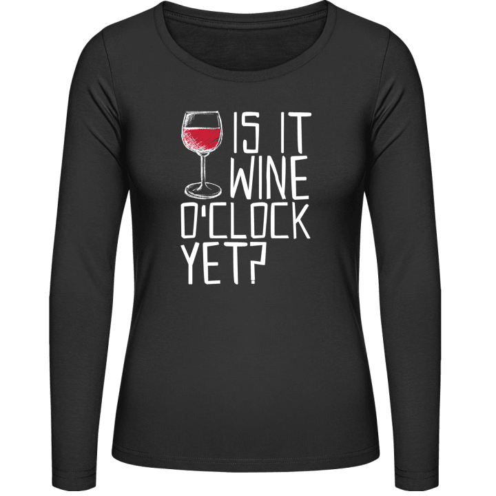 Is It Wine O´Clock Yet Frauen Langarmshirt contain pic