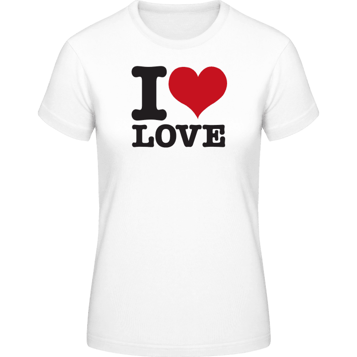 I Love Love T-skjorte for kvinner 0 image