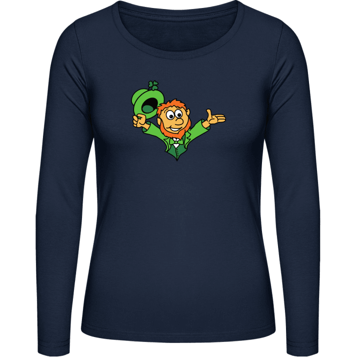 Irish Comic Character Langermet skjorte for kvinner 0 image