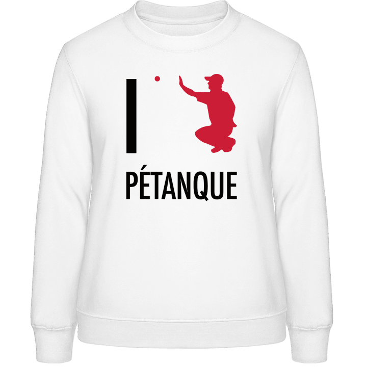I Love Pétanque Sweat-shirt pour femme contain pic