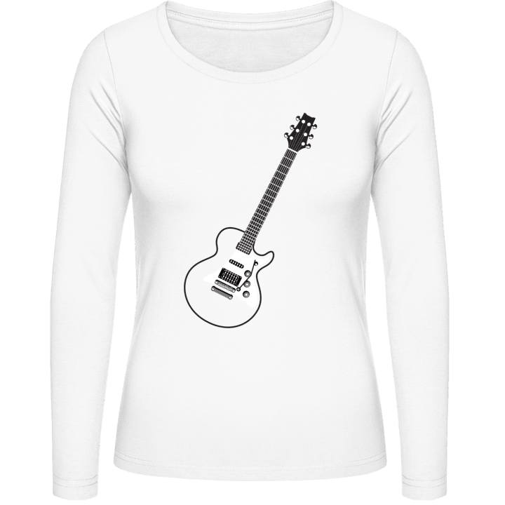 Electric Guitar Langermet skjorte for kvinner contain pic