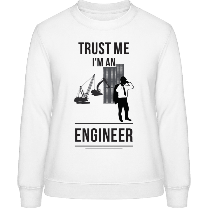 Trust Me I'm An Engineer Design Felpa donna contain pic