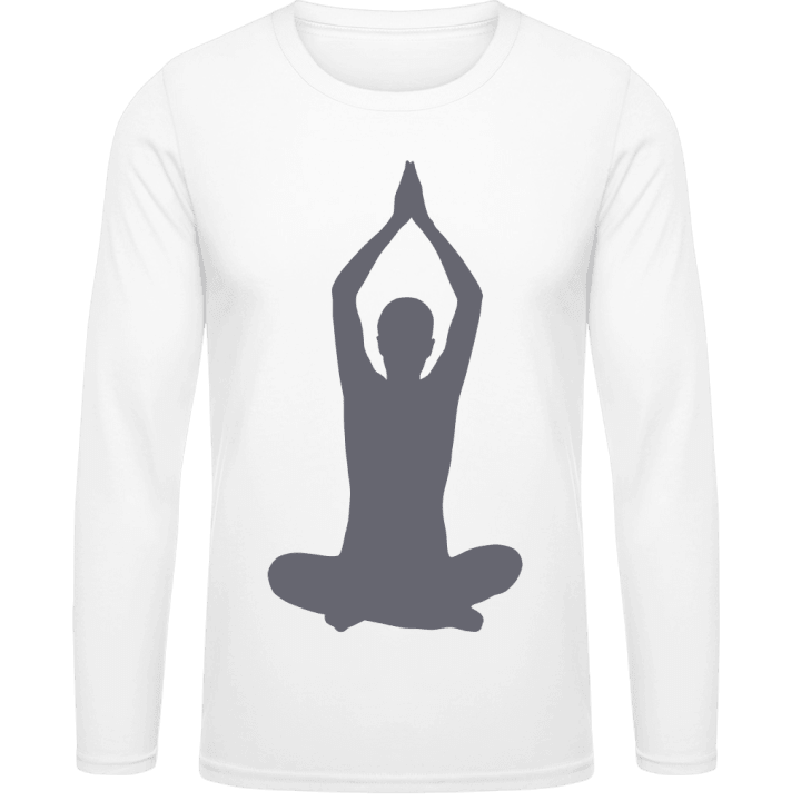 Yoga Practice Langarmshirt contain pic