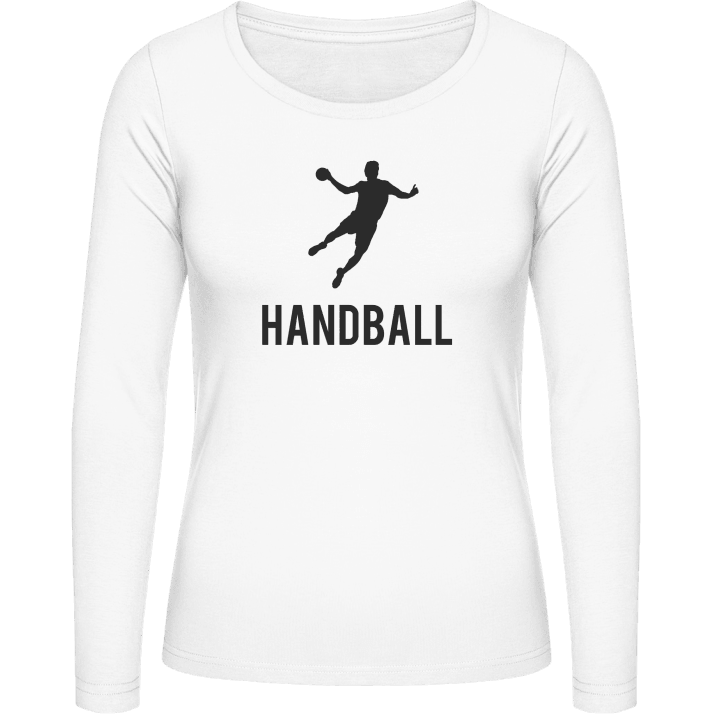 Handball Sports Frauen Langarmshirt contain pic