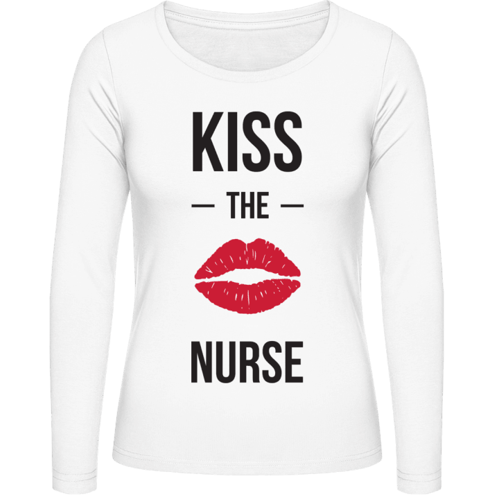 Kiss The Nurse Vrouwen Lange Mouw Shirt contain pic