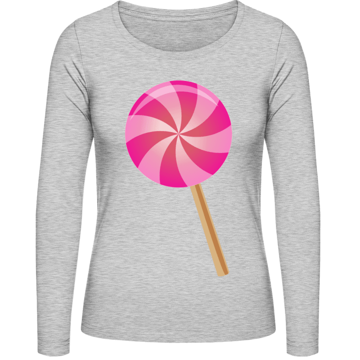 Pink Lollipop Camisa de manga larga para mujer contain pic