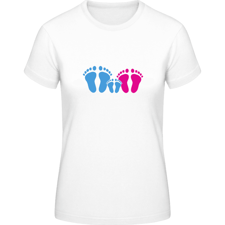 Family Feet Logo T-skjorte for kvinner 0 image