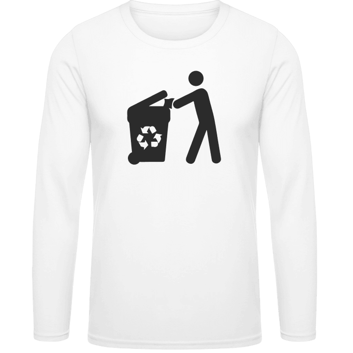 Garbage Man Logo Langarmshirt contain pic