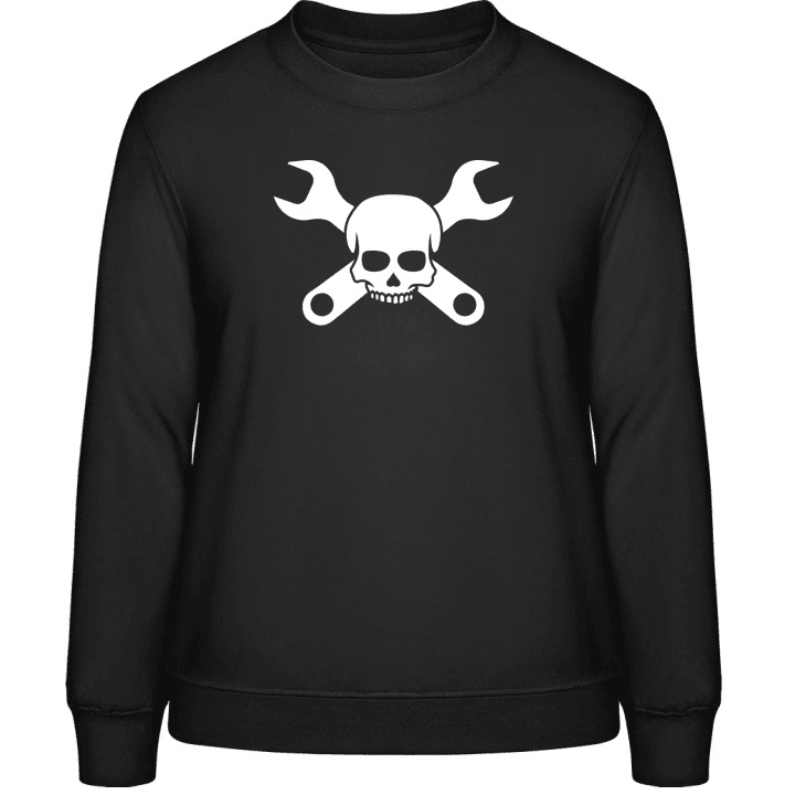 Craftsman Mechanic Skull Sweatshirt för kvinnor contain pic