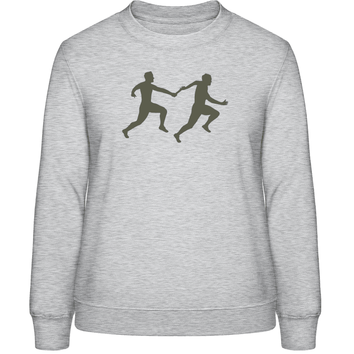 Running Men Frauen Sweatshirt contain pic