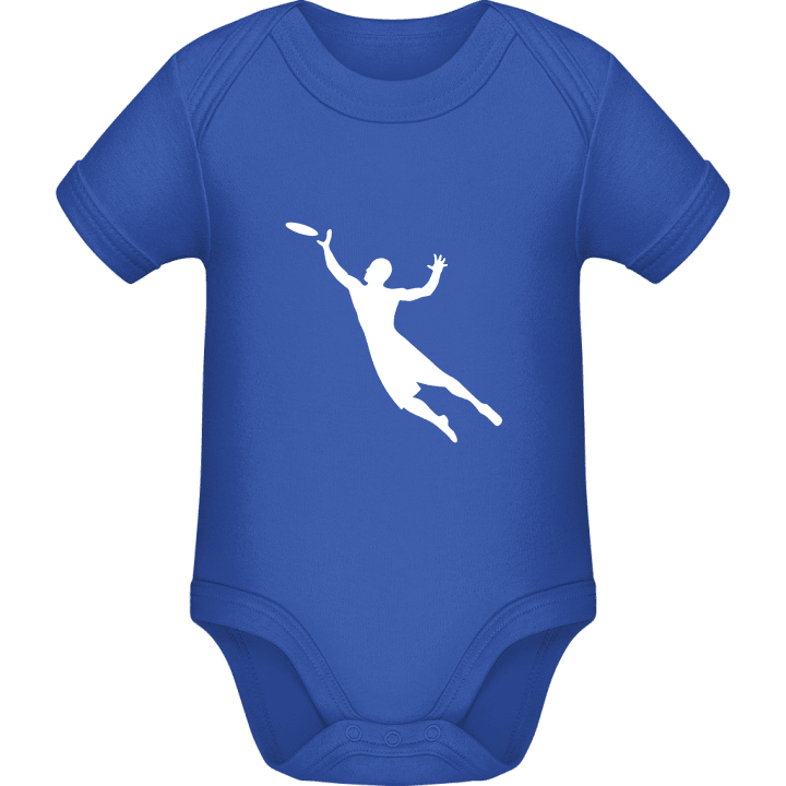 Frisbee Player Silhouette Baby Romper contain pic